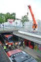 Unfall zwischen zwei KVB Bahnen Koeln Hoehenhaus Im Weidenbruch P093